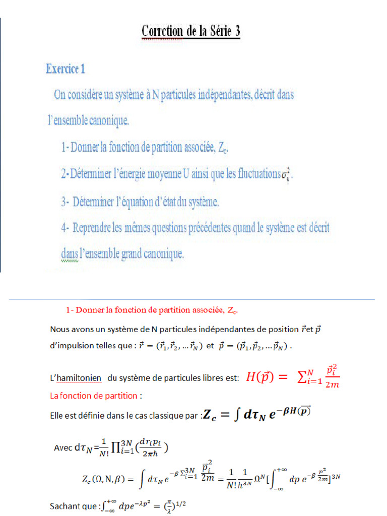 Correction Série 3 | PDF