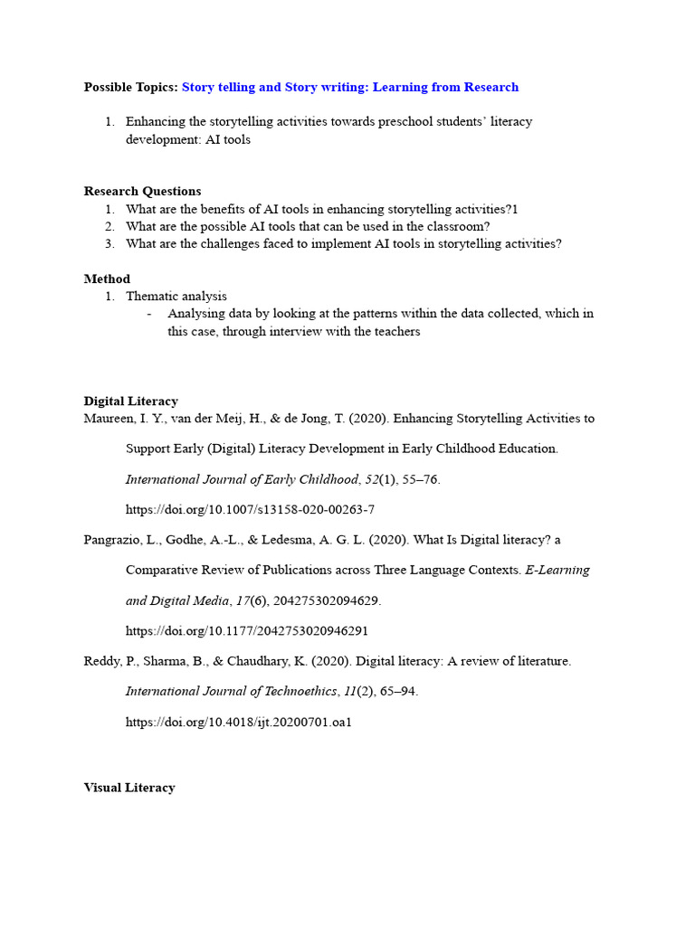 Literacy Possible Topics-4 | PDF | Artificial Intelligence ...