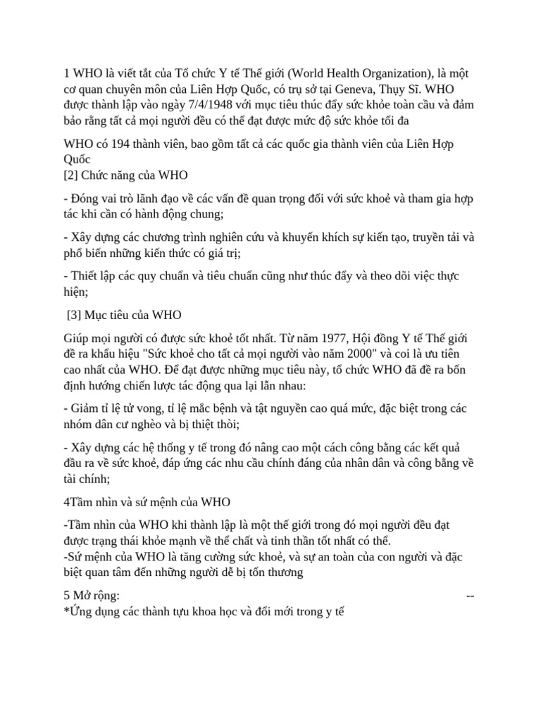 WHO | PDF