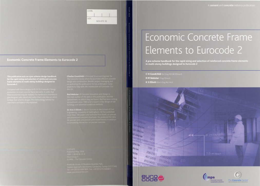 Economic Concrete Frame Elements To Eurocode 2 | PDF