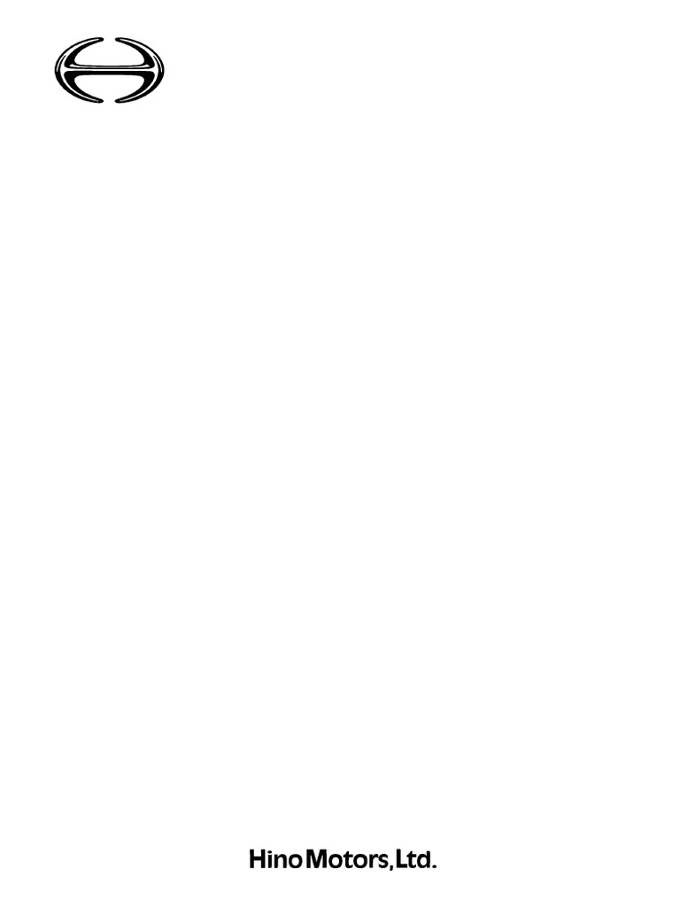 Hino 1 Pdf Gear Truck