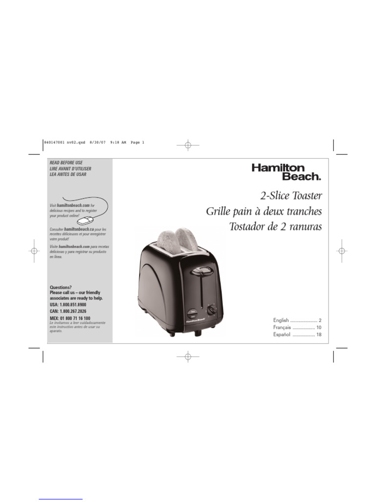 Toaster Usage and Safety Guide | PDF | Home Appliance | Oven
