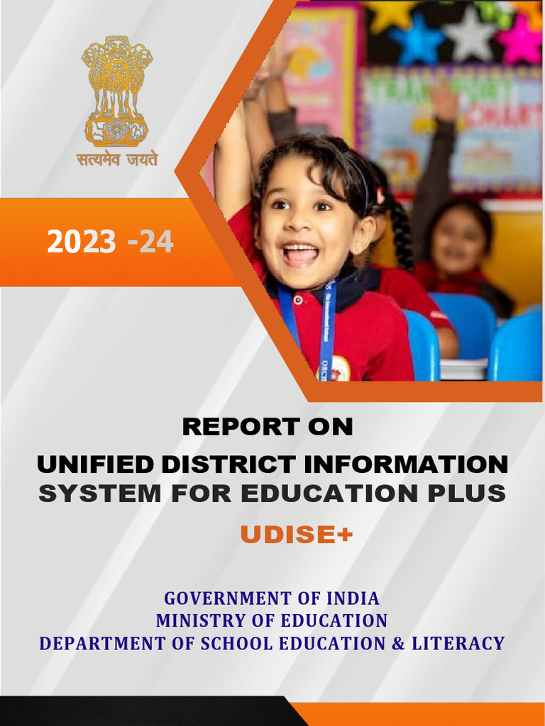 UDISE+ Report 2023-24 Overview | PDF | Laptop | Personal Computers