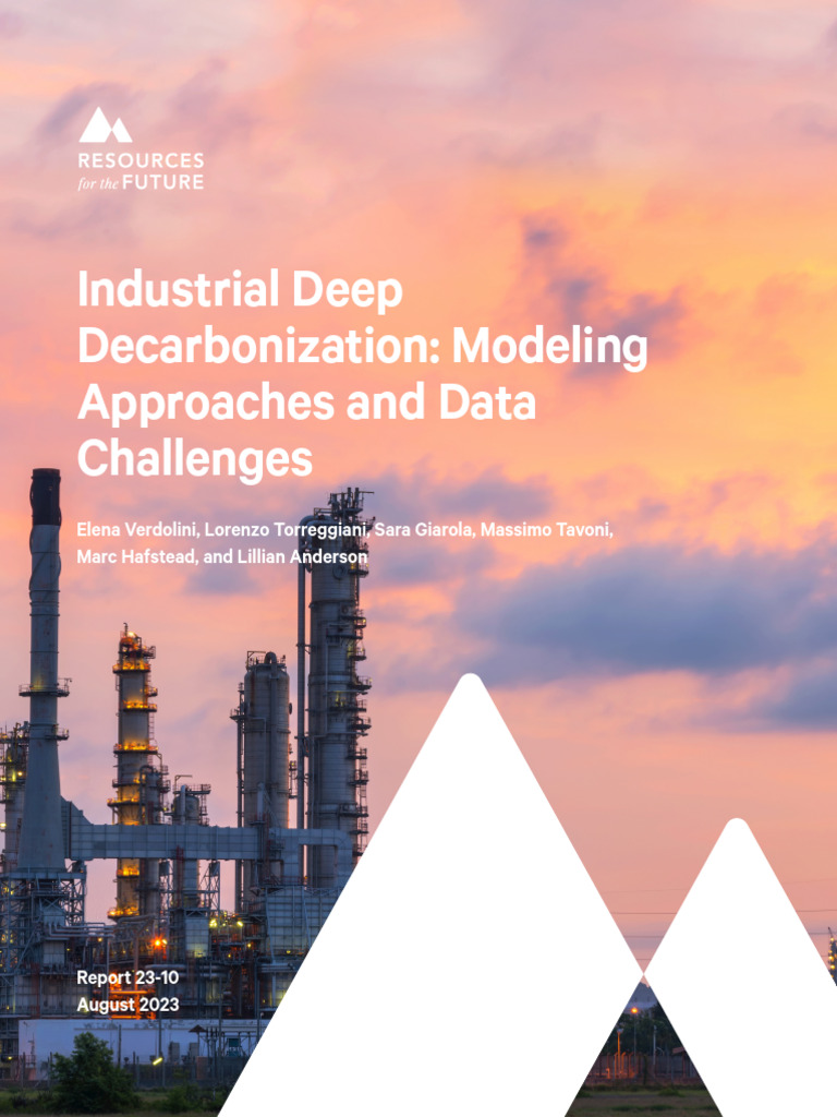 Decarbonization Modeling in Industry | PDF | Climate Change Mitigation ...