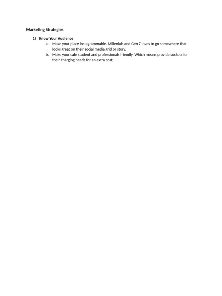 Marketing Strategies Pdf