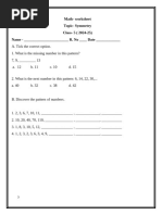 Supercell Worksheet for Class 6 | PDF | Discrete Mathematics