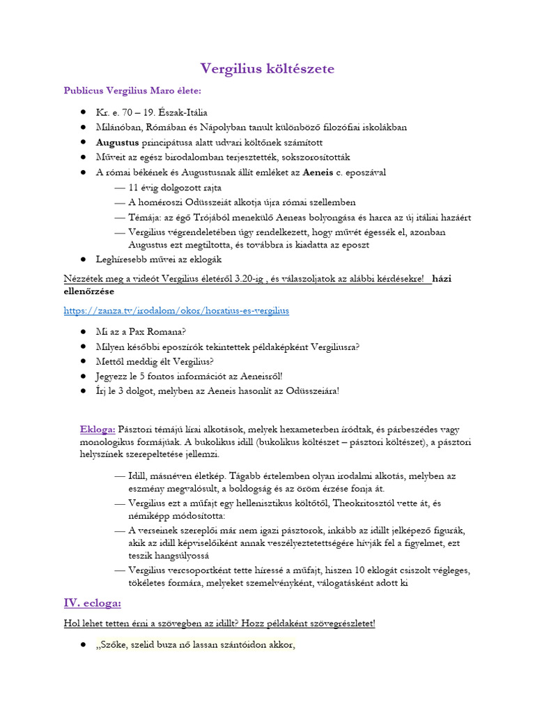 Vergilius | PDF