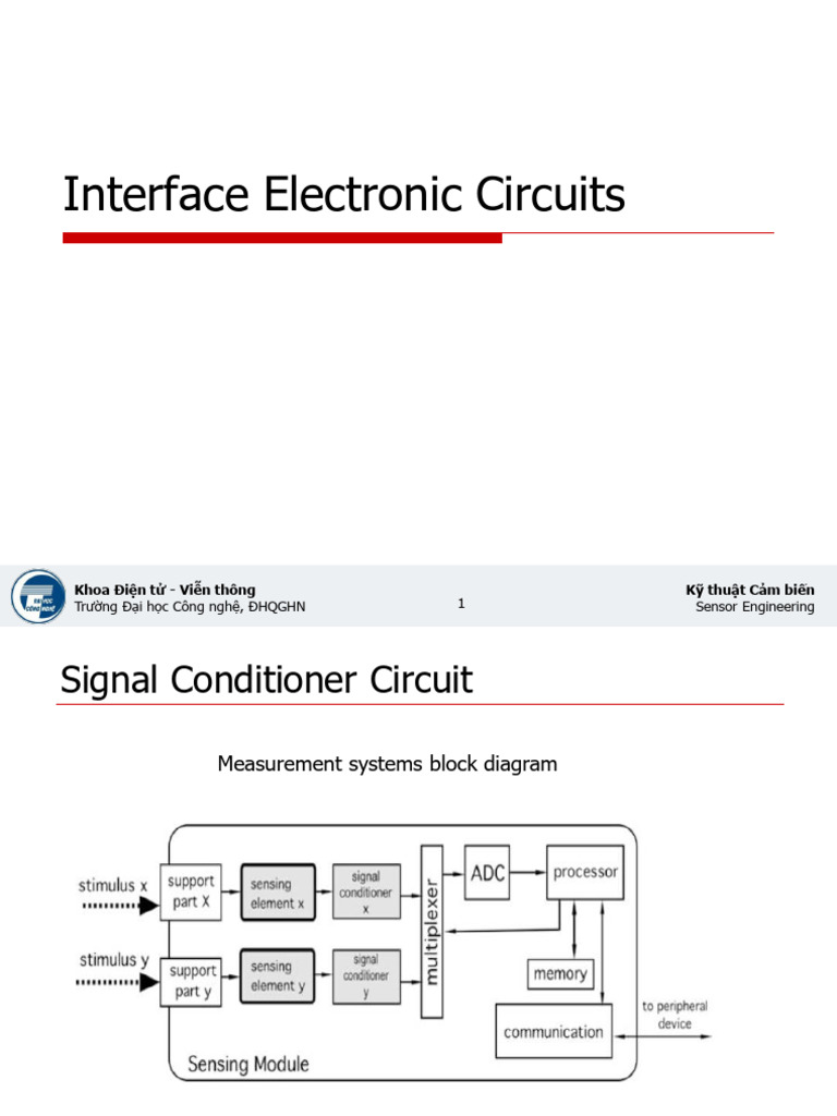 EP5b Interface Electronic Circuits | PDF