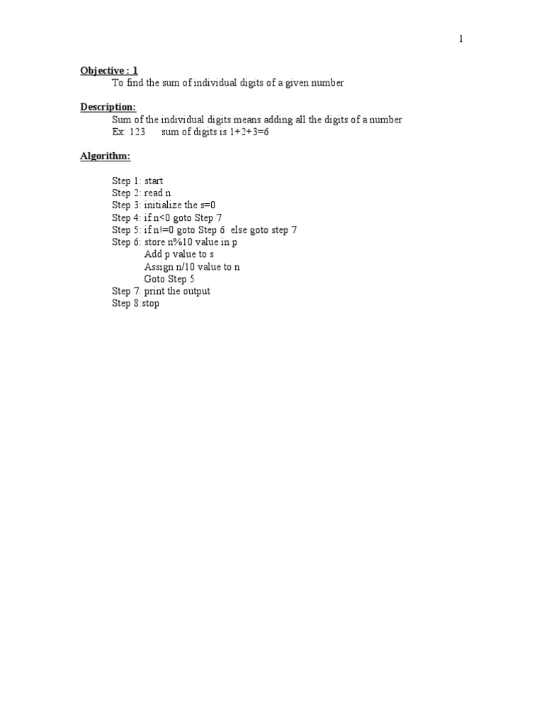 Jntuh B.tech 1st Year Lab Programs | PDF | Subroutine | Parameter ...