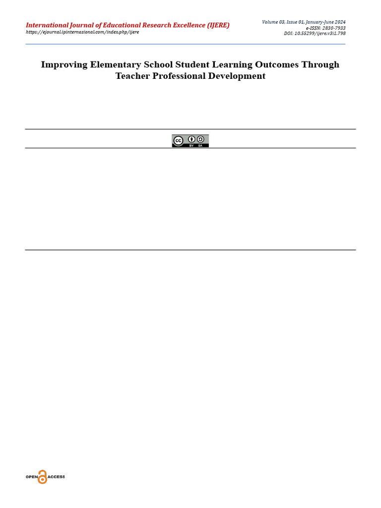 Enhancing Student Learning via Teacher Development | PDF | Teachers ...
