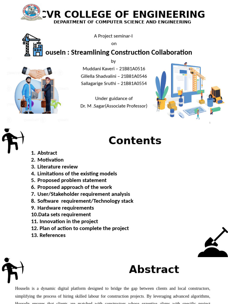 Template-Major Project Internal Evaluation-I Presentation | PDF ...