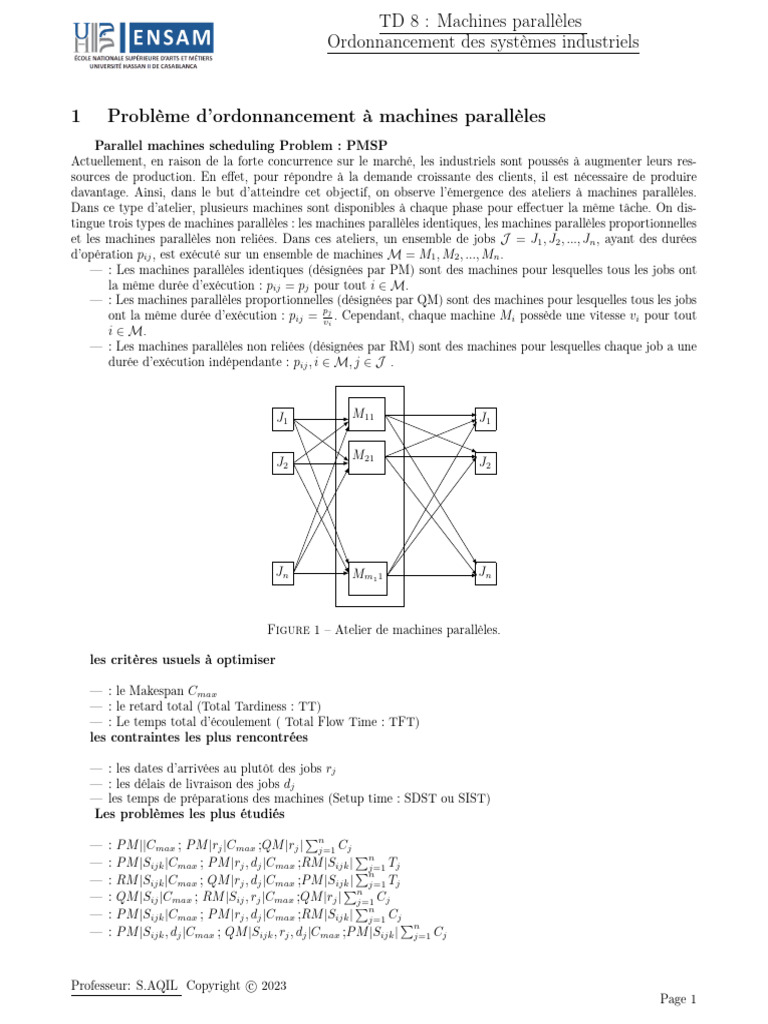 TD8 Parallel Machines | PDF | Parallélisme (informatique ...