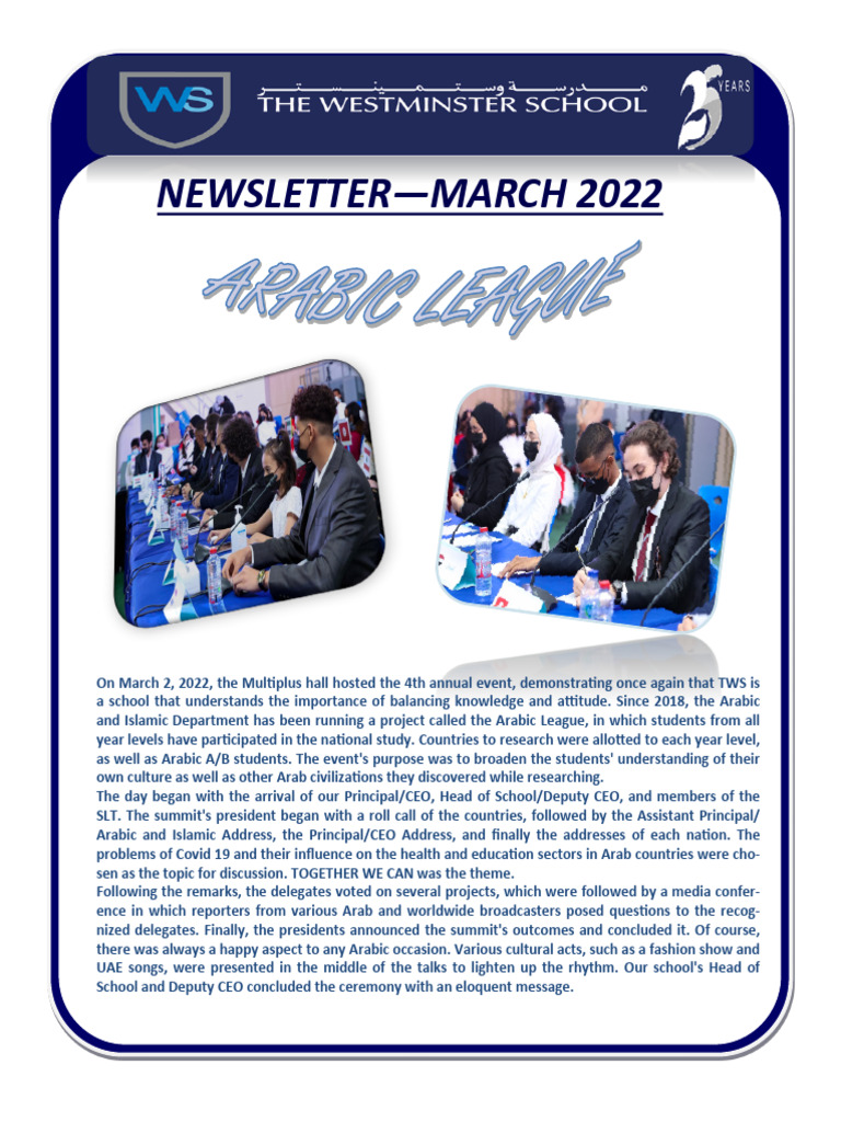 Newsletter March 2022 Pdf