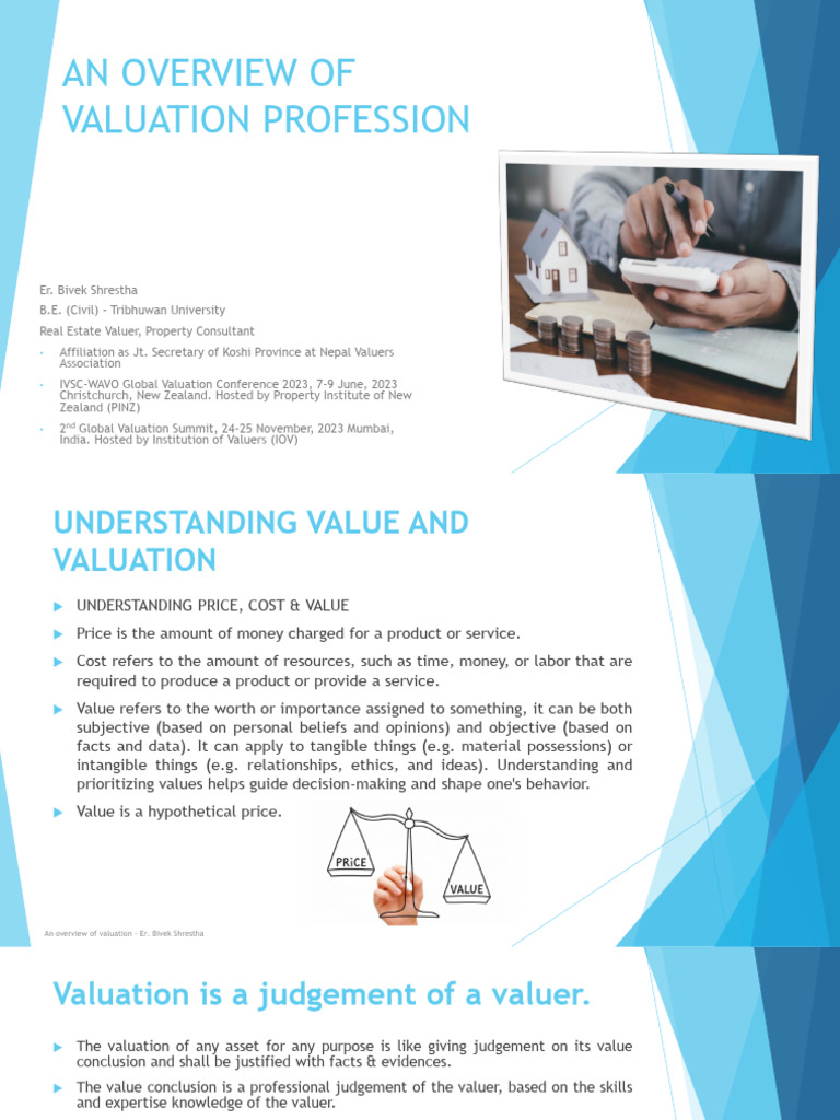 An Overview of Valuation Profession | PDF | Real Estate Appraisal ...
