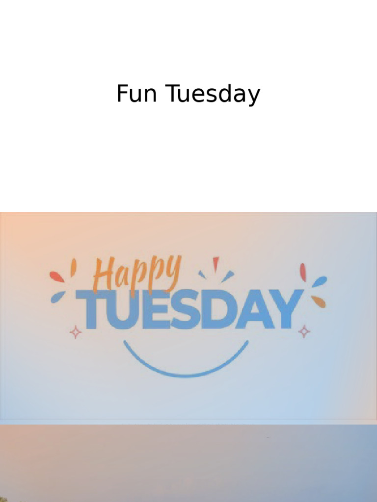 Fun Tuesday | PDF