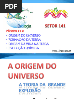 BIO 141 - Módulos 1 e 2 (Origem Da Vida)