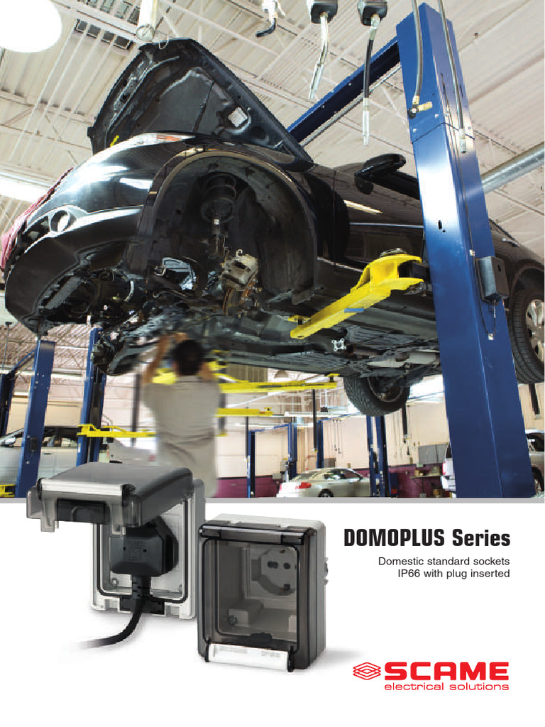 DOMOPLUS Series: IP66 Domestic Sockets | PDF | Ac Power Plugs And ...