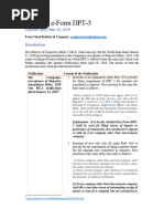 DPT-3 Form Instruction Kit | PDF | Deposit Account | Login