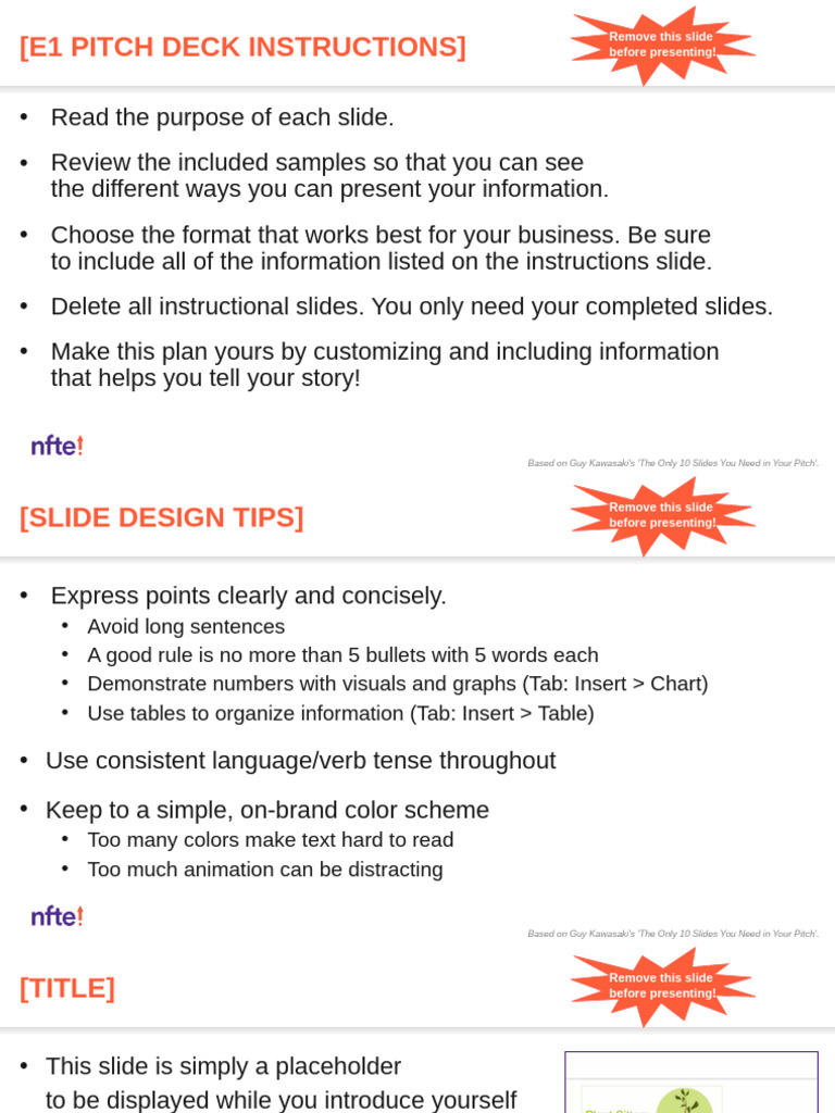 Startup Pitch Deck Guide | PDF | Market Segmentation | Marketing