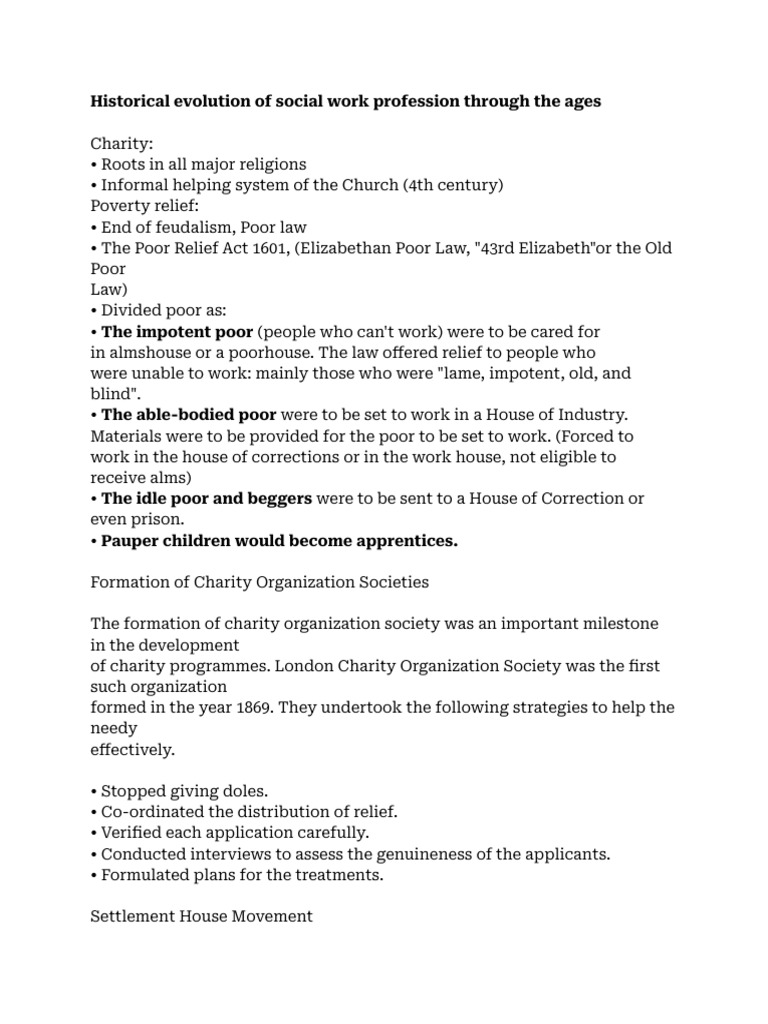 HISTORICAL DEVELOPMENT OF SOCIAL WORK PDF intelligence overview