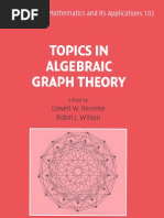 Download Lowell W Beineke  Robin J Wilson  Peter J Cameron - Topics in Algebraic Graph Theory by zkan Ylmaz SN81573414 doc pdf