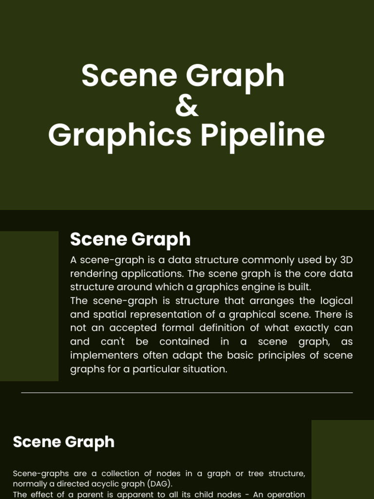 Understanding Scene Graphs in 3D Rendering | PDF | Computing | Graphics