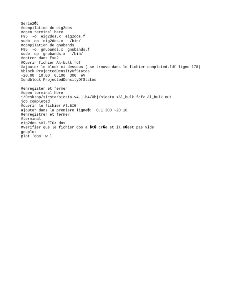 Compilation et exécution sous Linux | PDF