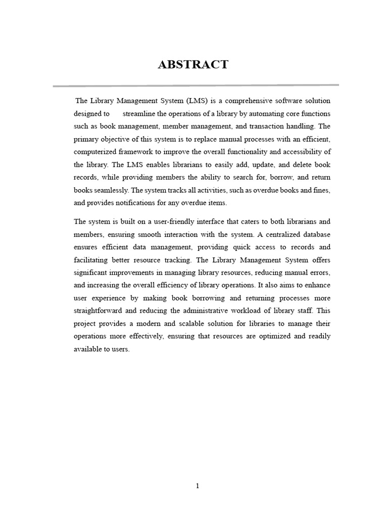 project final final | PDF | Libraries | Computer Science