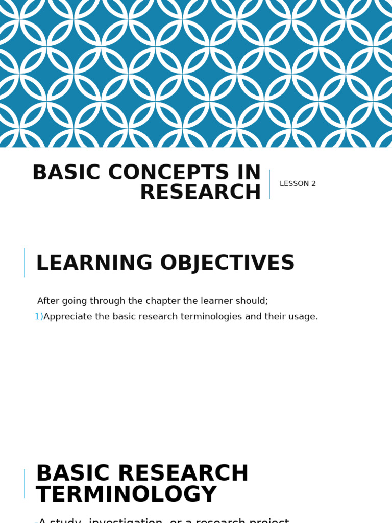 Key Research Terminology Explained | PDF | Hypothesis | Experiment