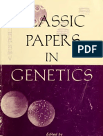 Classic Papers in Genetics