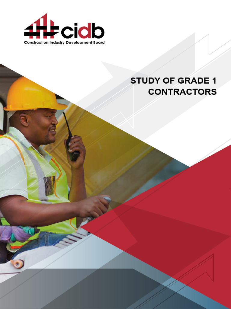 Profile of Grade 1 Contractors Study | PDF | Sampling (Statistics ...