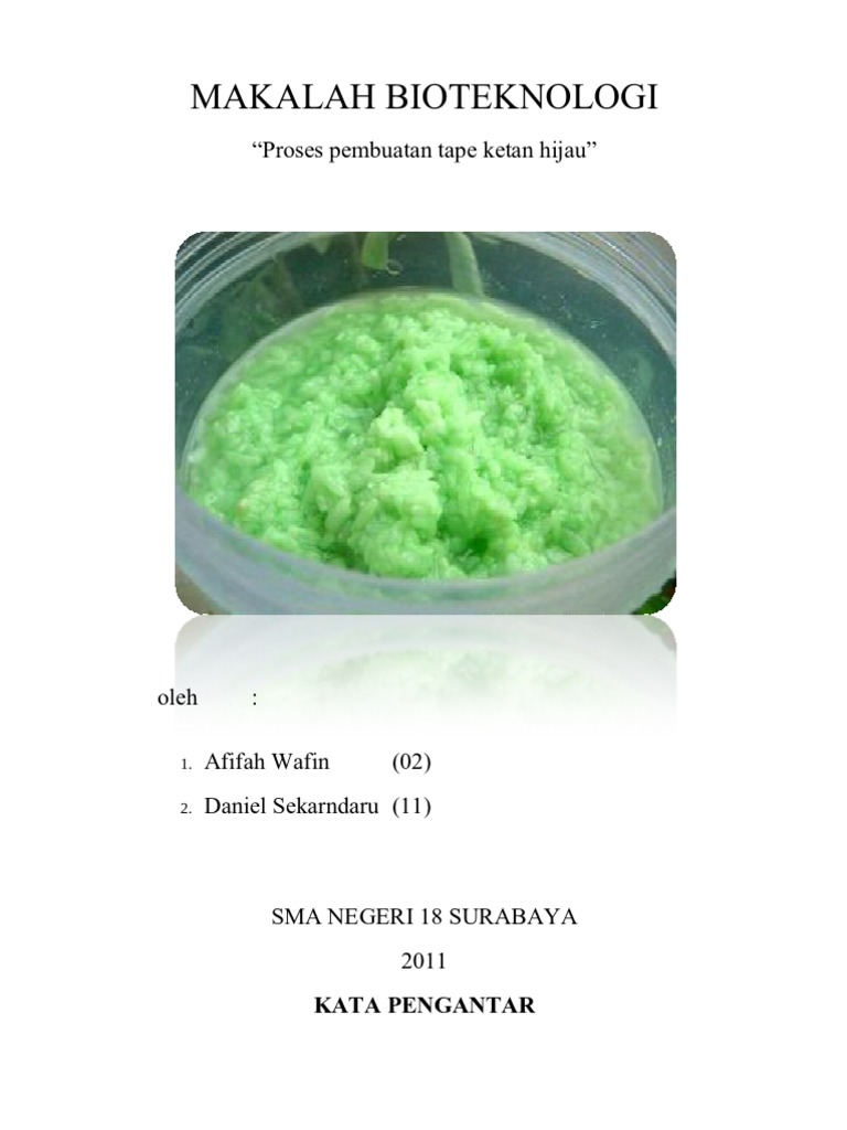 Pembuatan Tape Marepeee