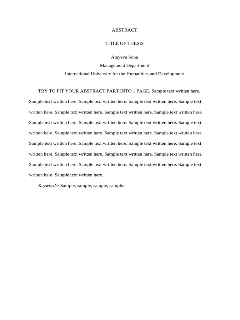 Masters thesis template 2024 | PDF | Thesis | Commonwealth Of ...
