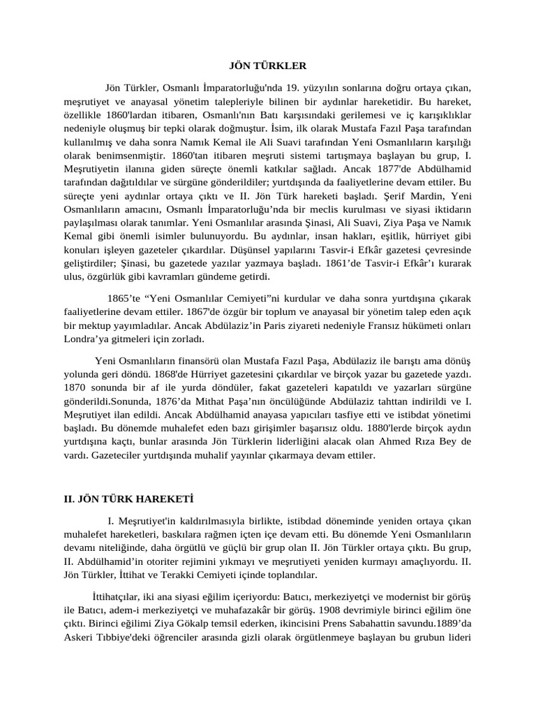 Jön Türkler | PDF