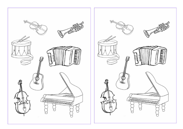 2 Instruments To Colour - Both Ages - BK | PDF