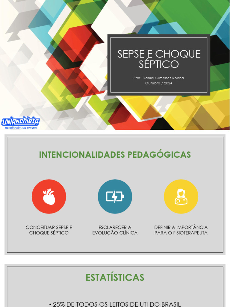 Entendendo Sepse e Choque Séptico | PDF | Sepse | Inflamação