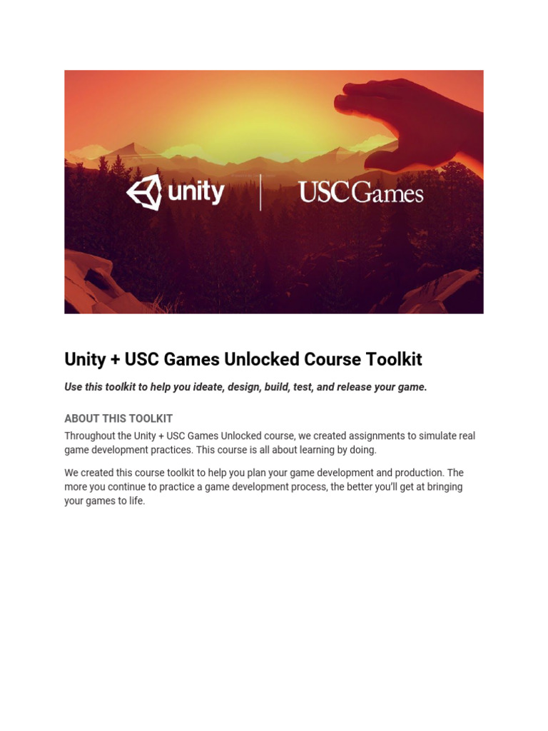 Unity Game Development Toolkit | PDF | Agile Software Development ...