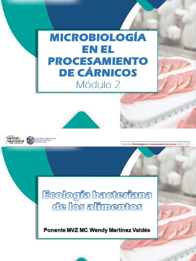 Factores de Ecología Microbiana en Alimentos | PDF | Las bacterias | Agua