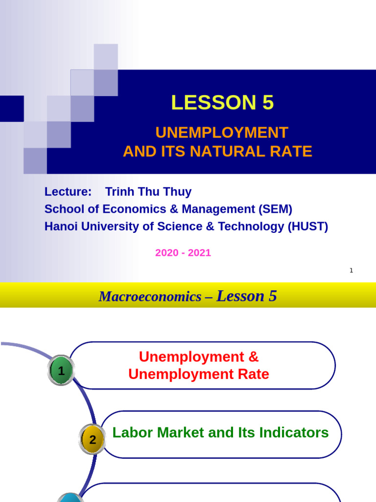 Unemployment and Its Natural Rate Explained | PDF | Unemployment ...