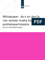 Whitepaper Do's en Don'Ts Sociale Media Bij Publieksparticipatie - tcm306-282894