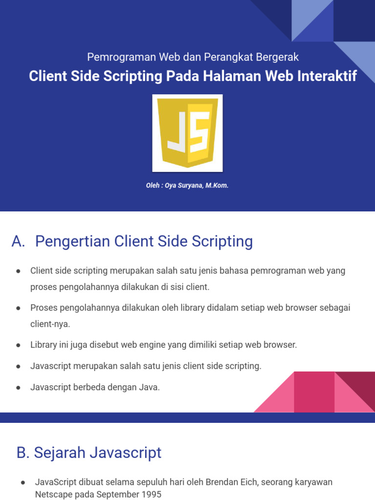 Client Side Scripting dan Javascript | PDF