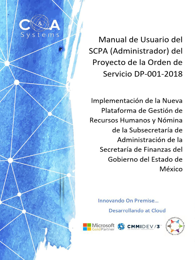Manual Nuevo Scpa | PDF | Contraseña | Microsoft Excel