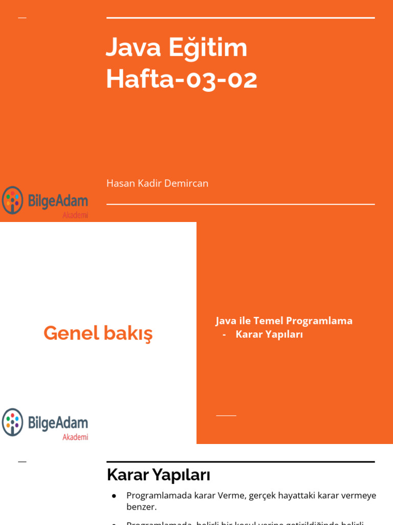 BilgeAdam Java 05 | PDF