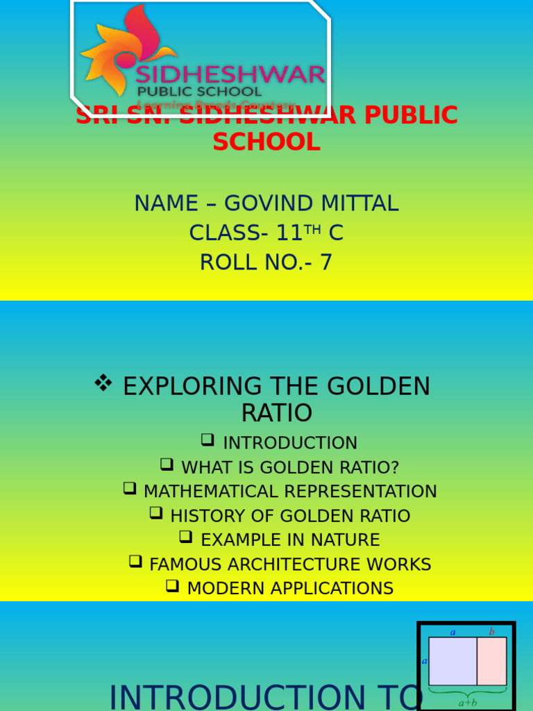 Understanding The Golden Ratio Pdf