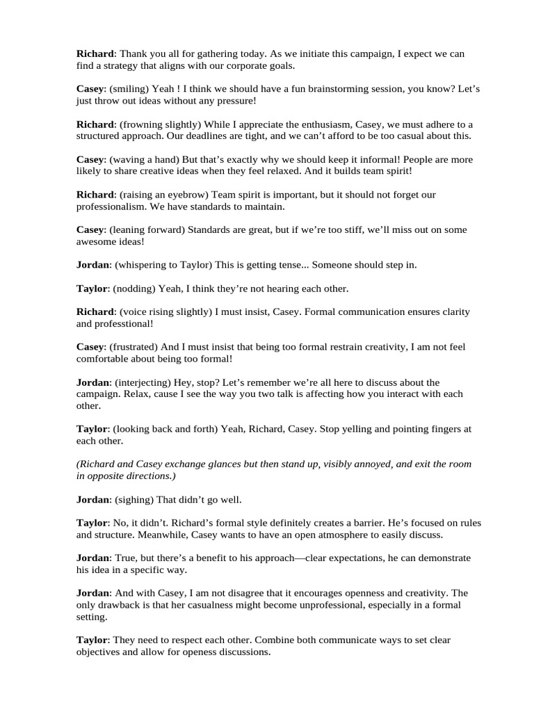 Role Play Pdf Creativity