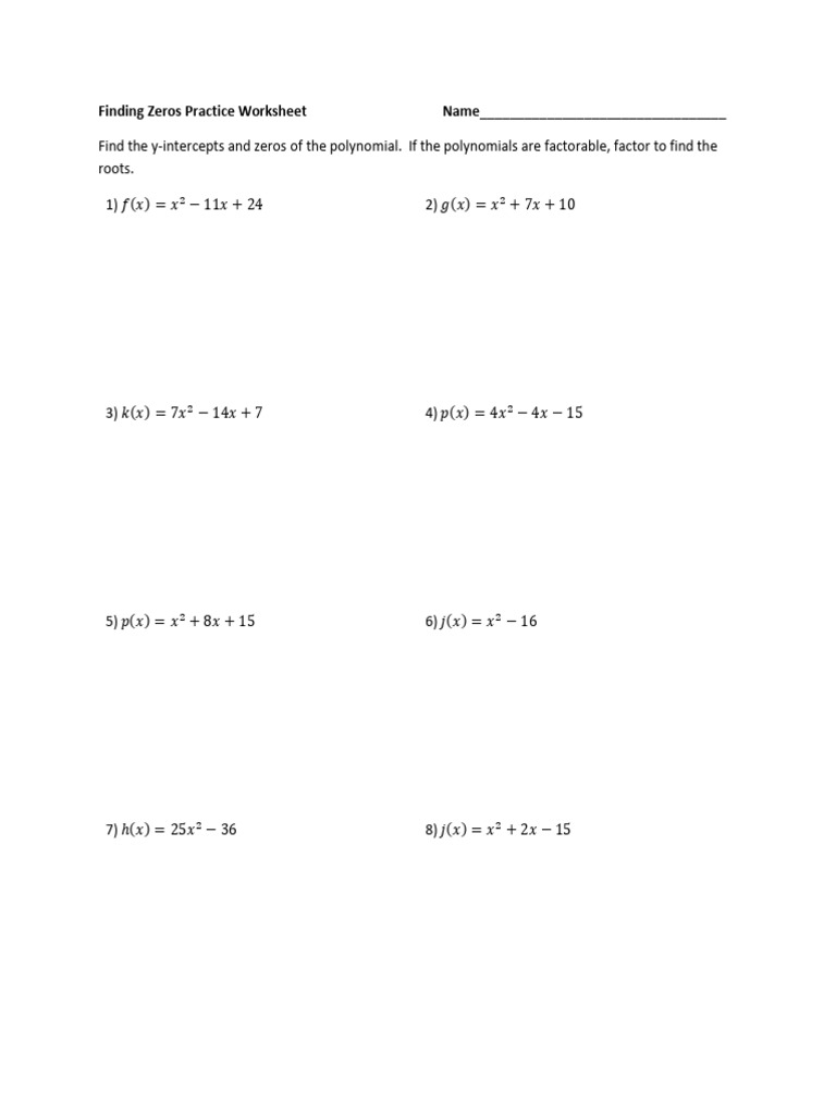 2.0 Practice Worksheet 2 | PDF
