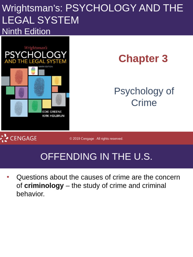 Chapter 3 PowerPoint-2.Forensic | PDF | Psychopathy | Crimes