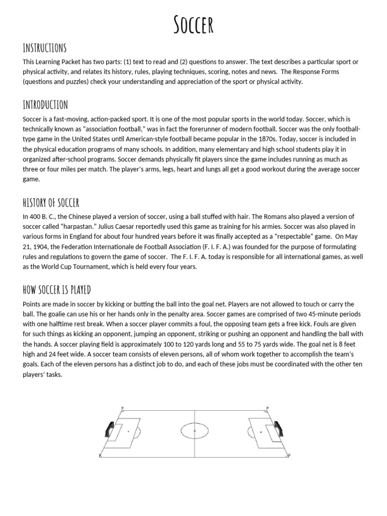 Critical Soccer Skills and Techniques | PDF | Association Football ...