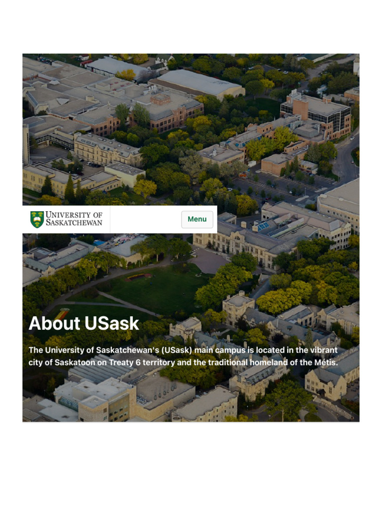 University of Saskatchewan Overview | PDF