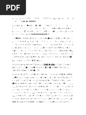 Symbols ! | PDF